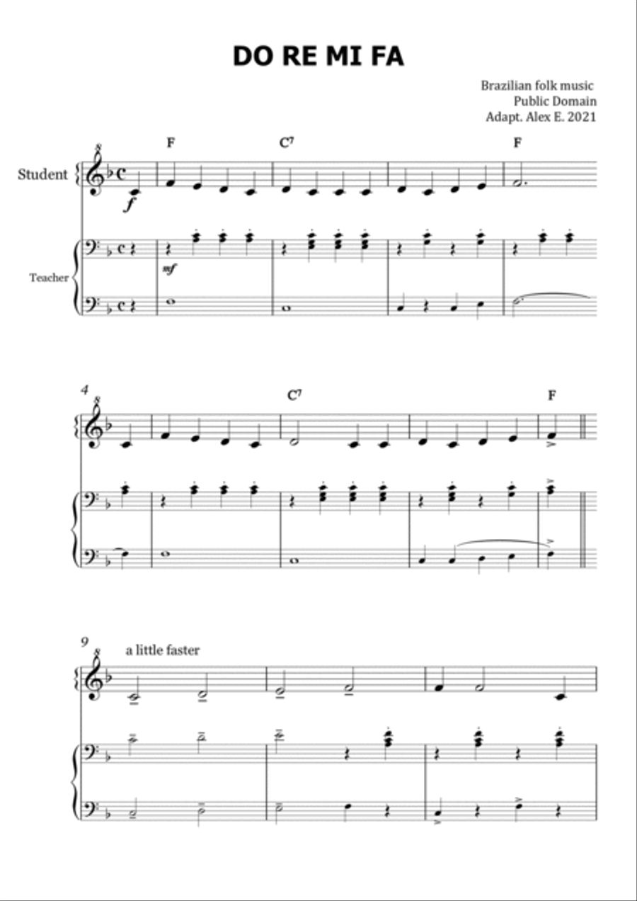 DO RE MI FA - Easy Piano Easy Piano scores gallery preview page 2