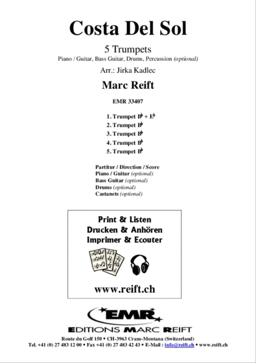 Costa Del Sol Trumpet scores gallery preview page 2