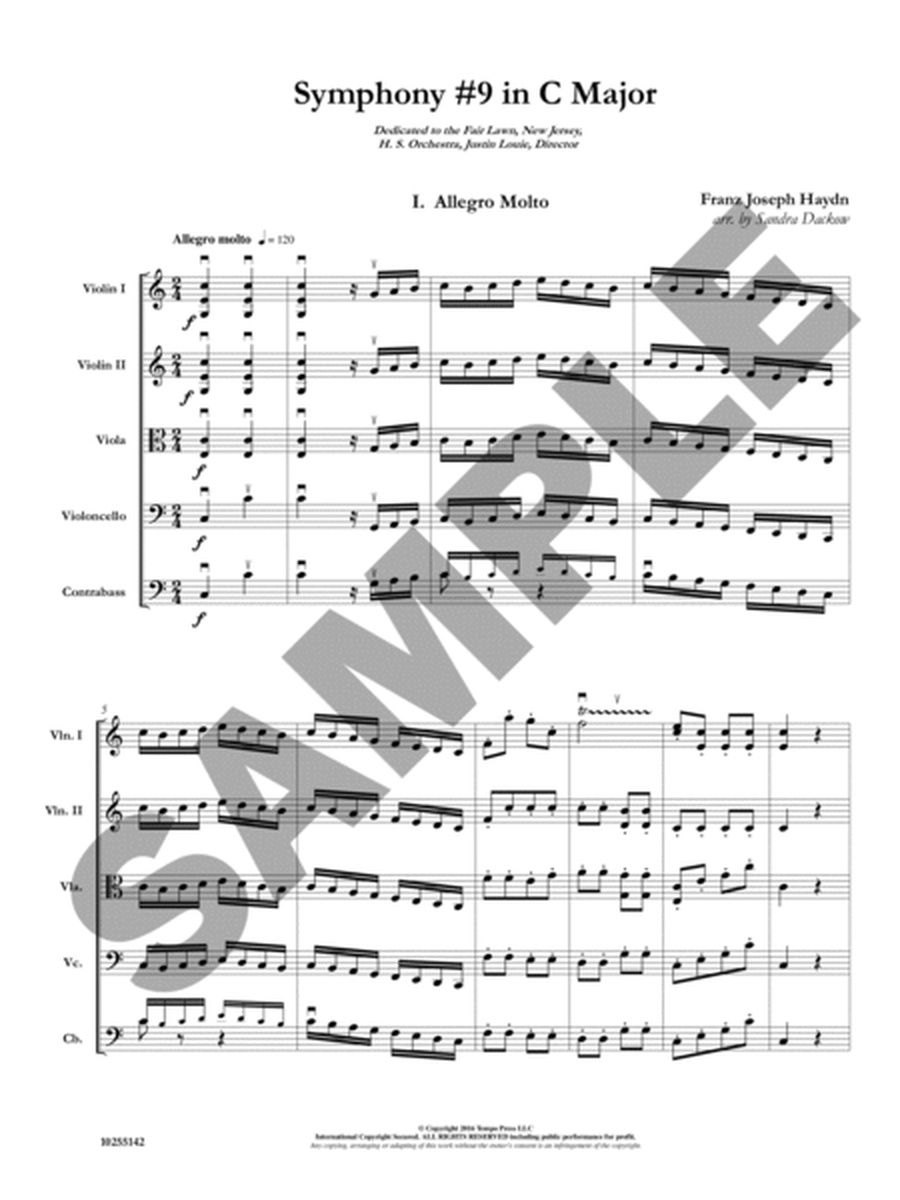 Symphony No. 9: Allegro Molto, 1st movement image number null