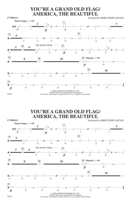 You're a Grand Old Flag / America, the Beautiful: Cymbals