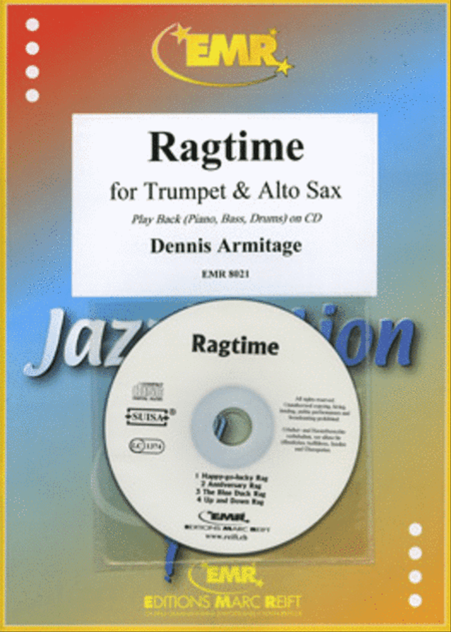 Ragtime Alto Saxophone scores gallery preview page 1