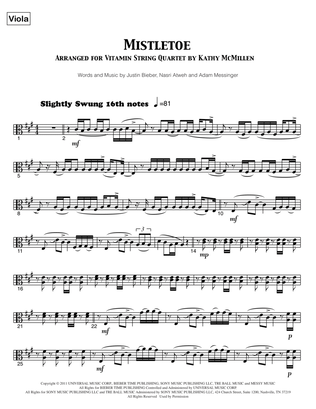 Book cover for Mistletoe - Viola