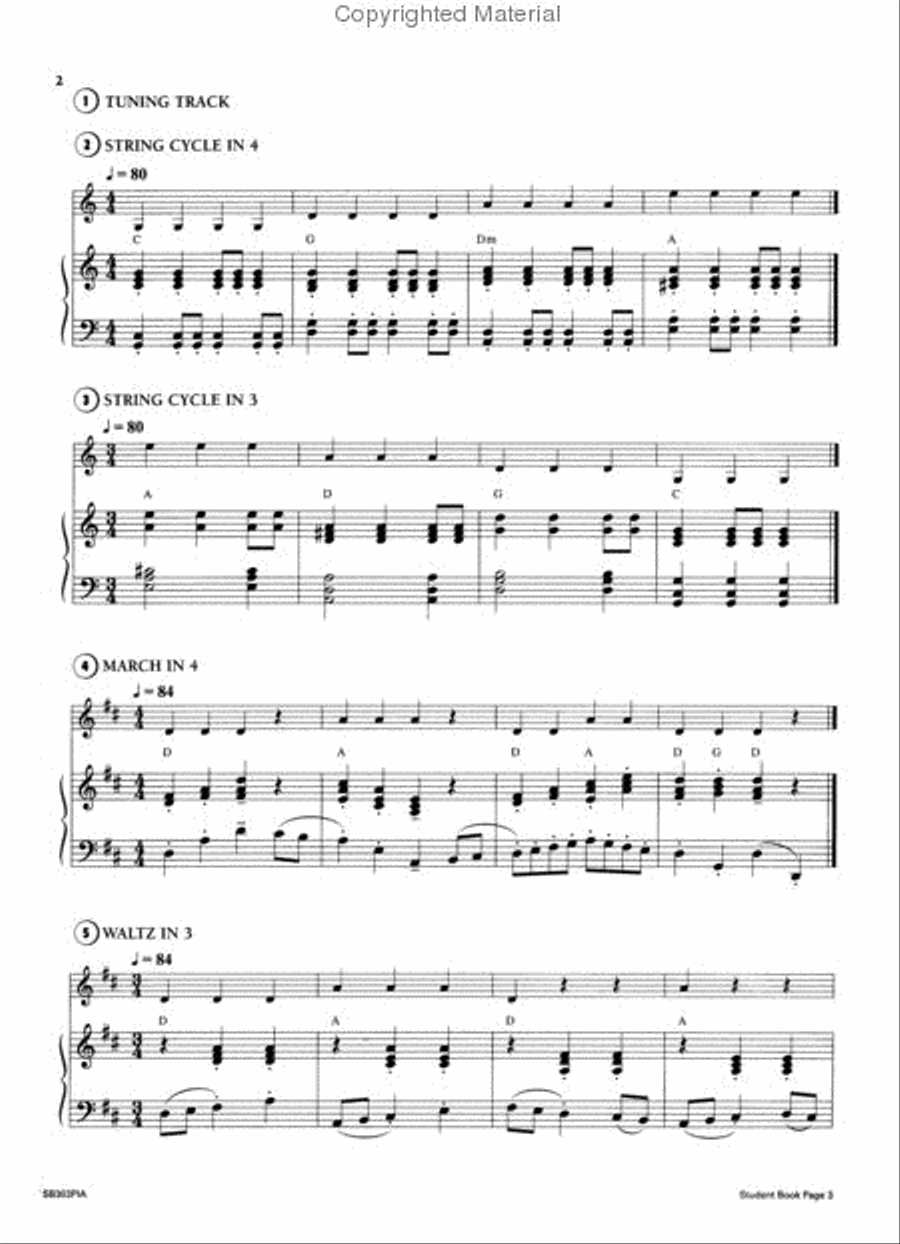 New Directions for Strings (Piano Accompaniment Position Book I) Chamber Orchestra scores gallery preview page 2