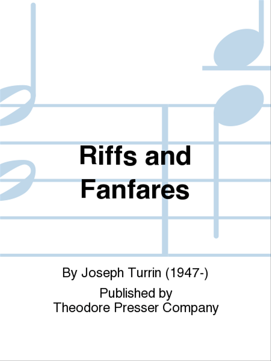 Riffs and Fanfares Riffs and Fanfares Chamber Music scores gallery preview page 1