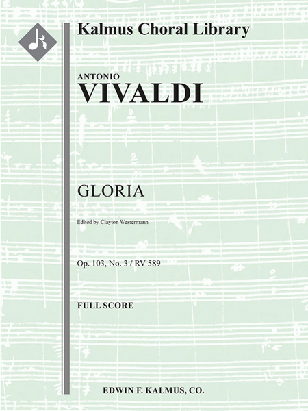 Gloria in D, Op. 103 No. 3/ RV 589