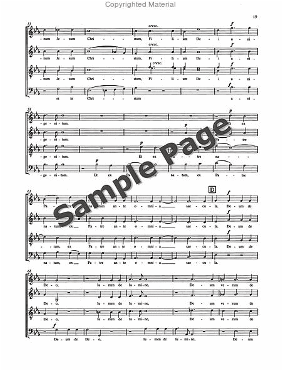 Missa Sacra Op. 147 Missa Sacra Op. 147 4-Part scores gallery preview page 20