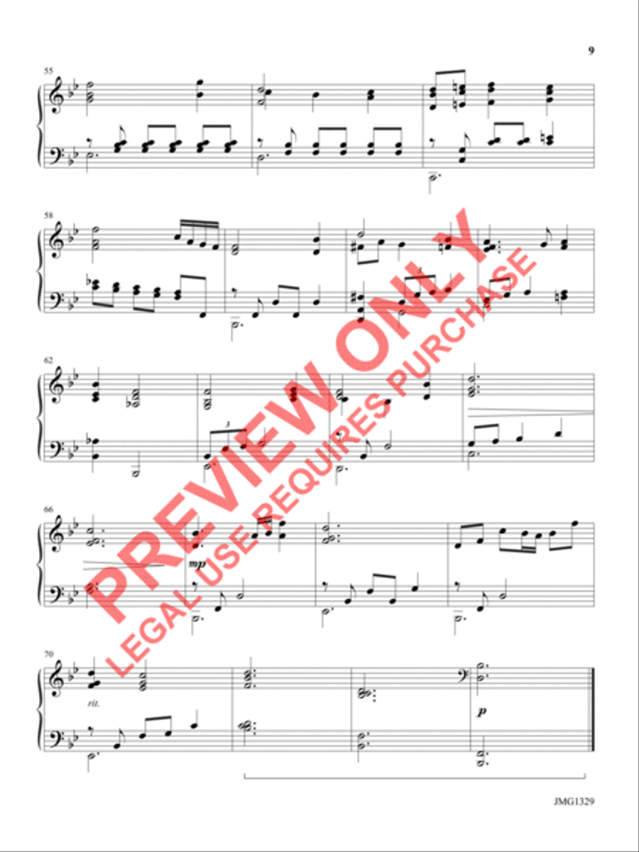 Portraits of the Passion Piano Solo scores gallery preview page 8