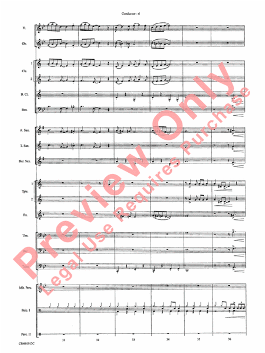 Jingle Bell Rock Concert Band scores gallery preview page 8