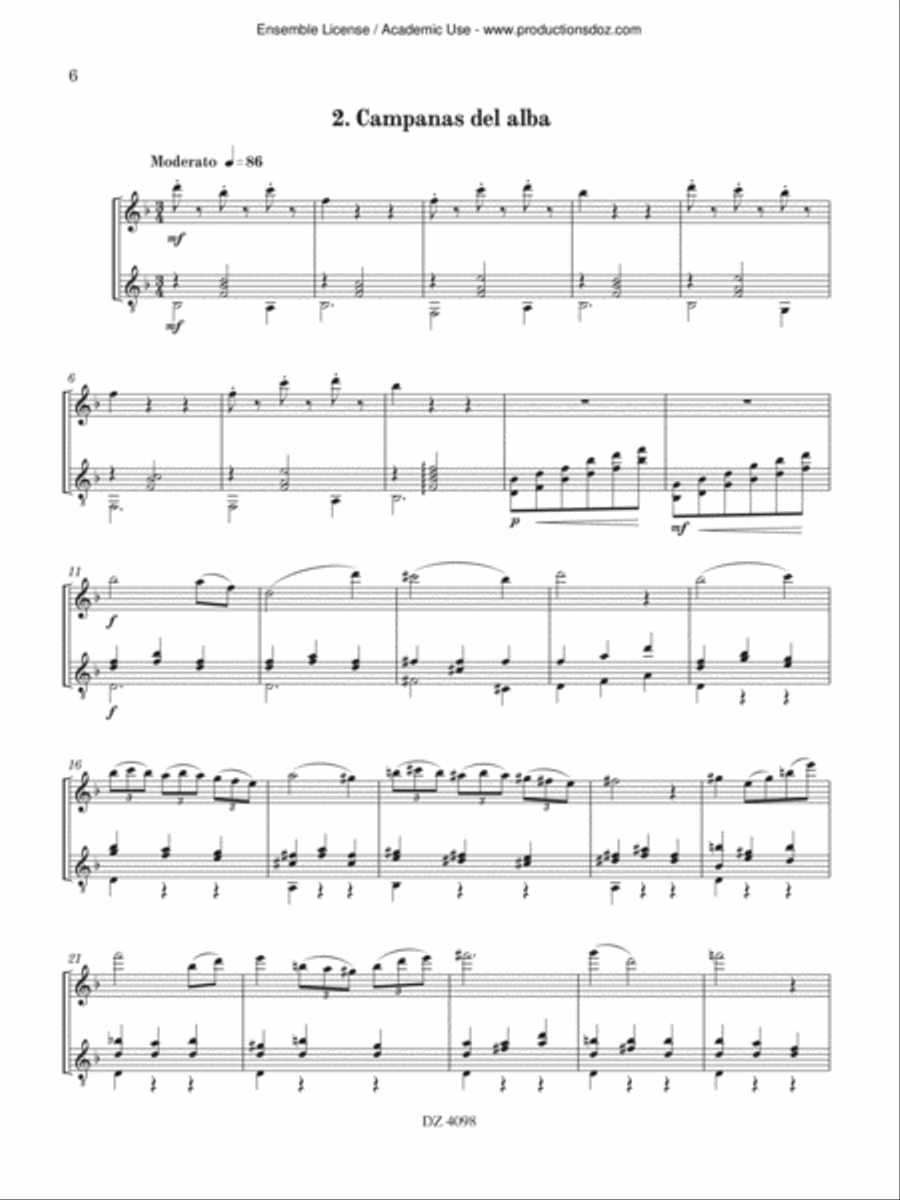 Petite suite Guadix Petite suite Guadix Flute scores gallery preview page 6
