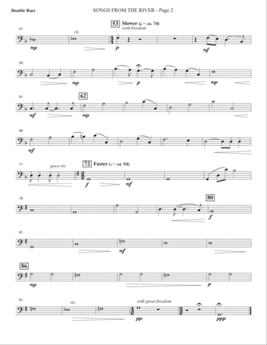 Sacred Places - Double Bass Choir scores gallery preview page 3