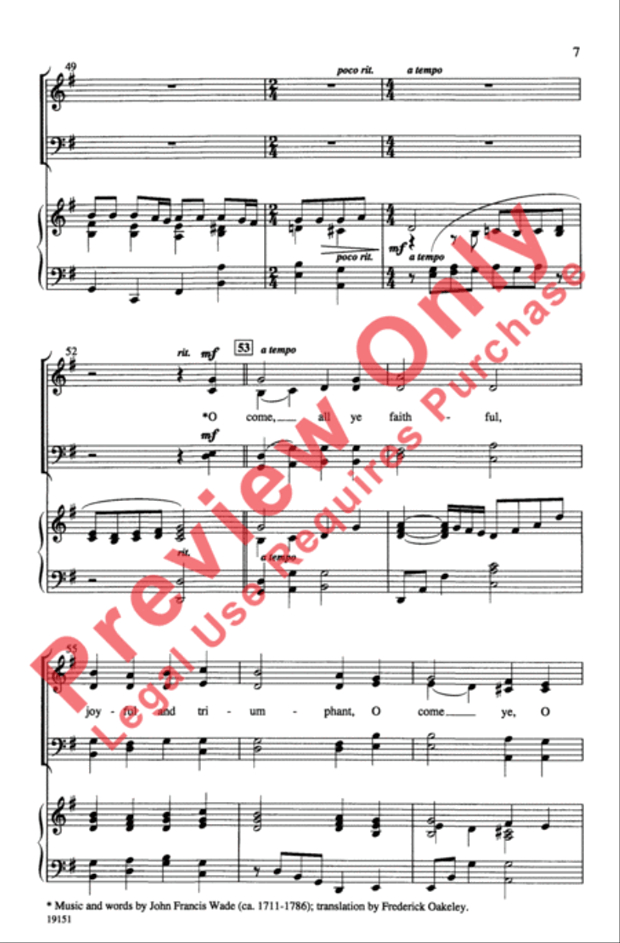 Sing Joy! Sing Joy! 4-Part scores gallery preview page 7