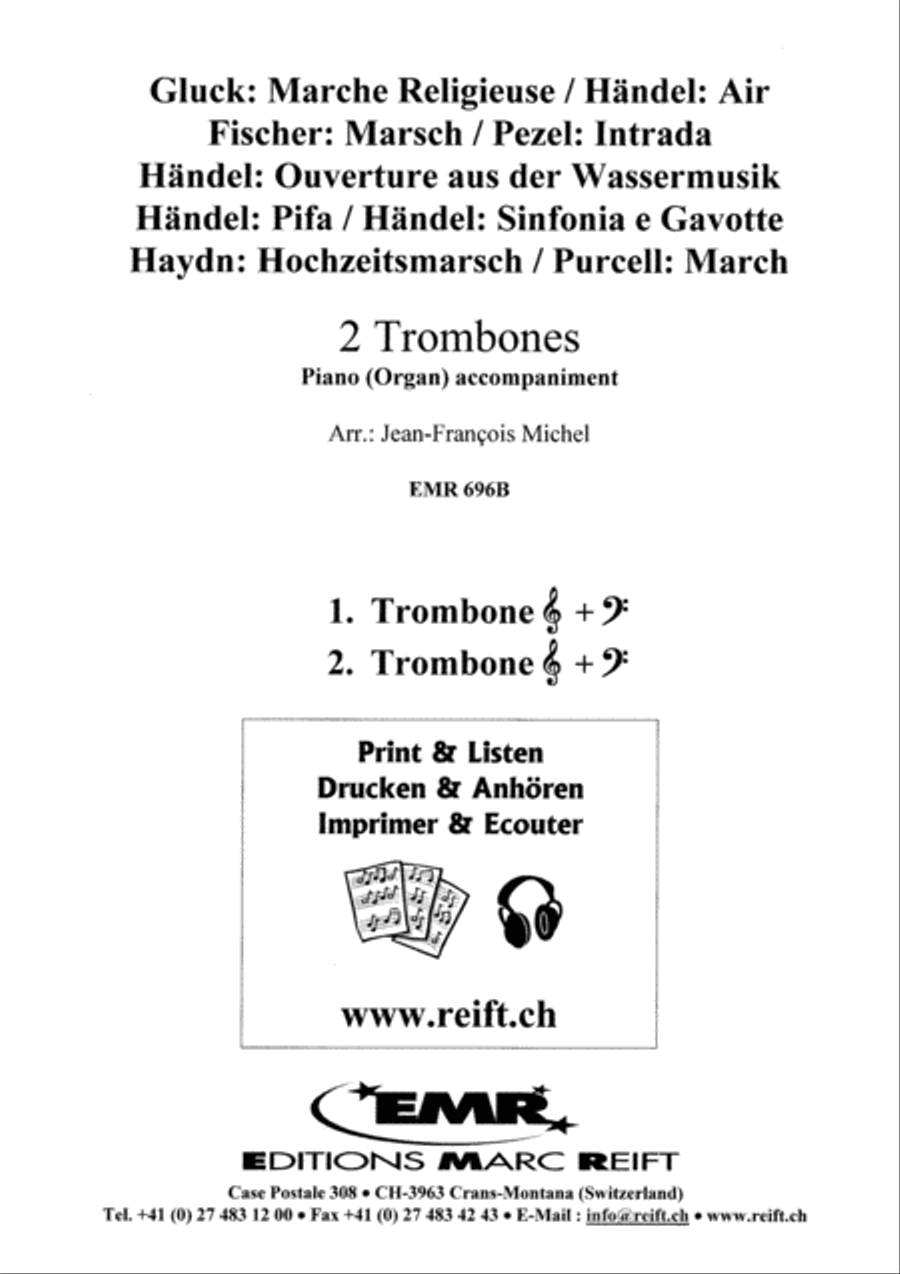 9 Duets Trombone Duet scores gallery preview page 2