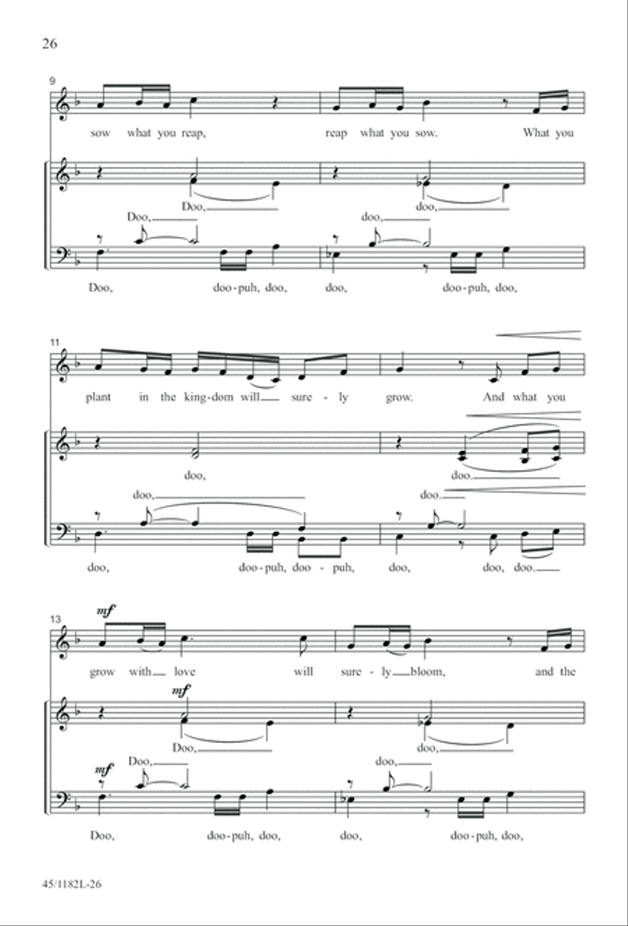 All Around A Cappella All Around A Cappella 4-Part scores gallery preview page 26