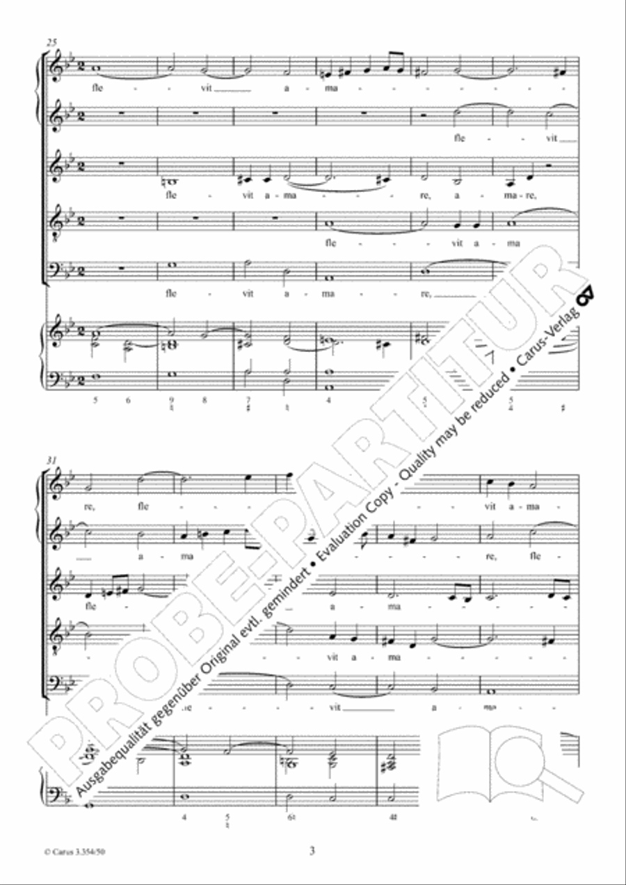 Tunc respexit Jesus Petrum SSATB scores gallery preview page 4