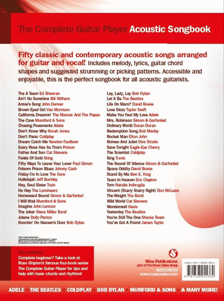 The Complete Guitar Player: Acoustic Songbook Acoustic Guitar scores gallery preview page 2