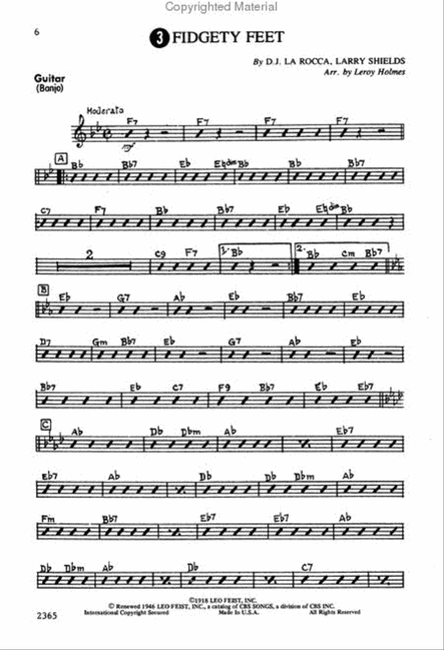 Authentic Dixieland Jazz Ensemble scores gallery preview page 4