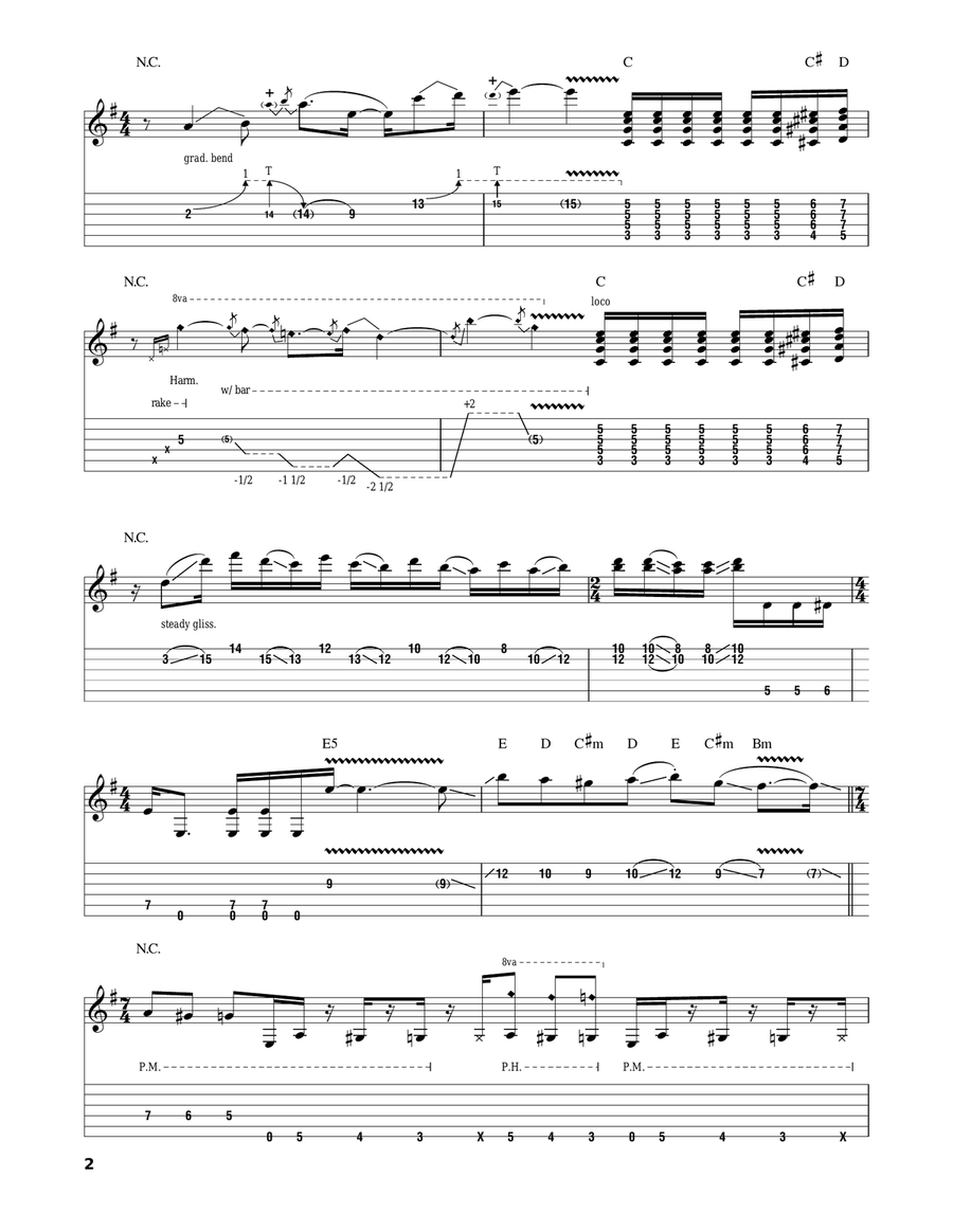 The Attitude Song Acoustic Guitar scores gallery preview page 2