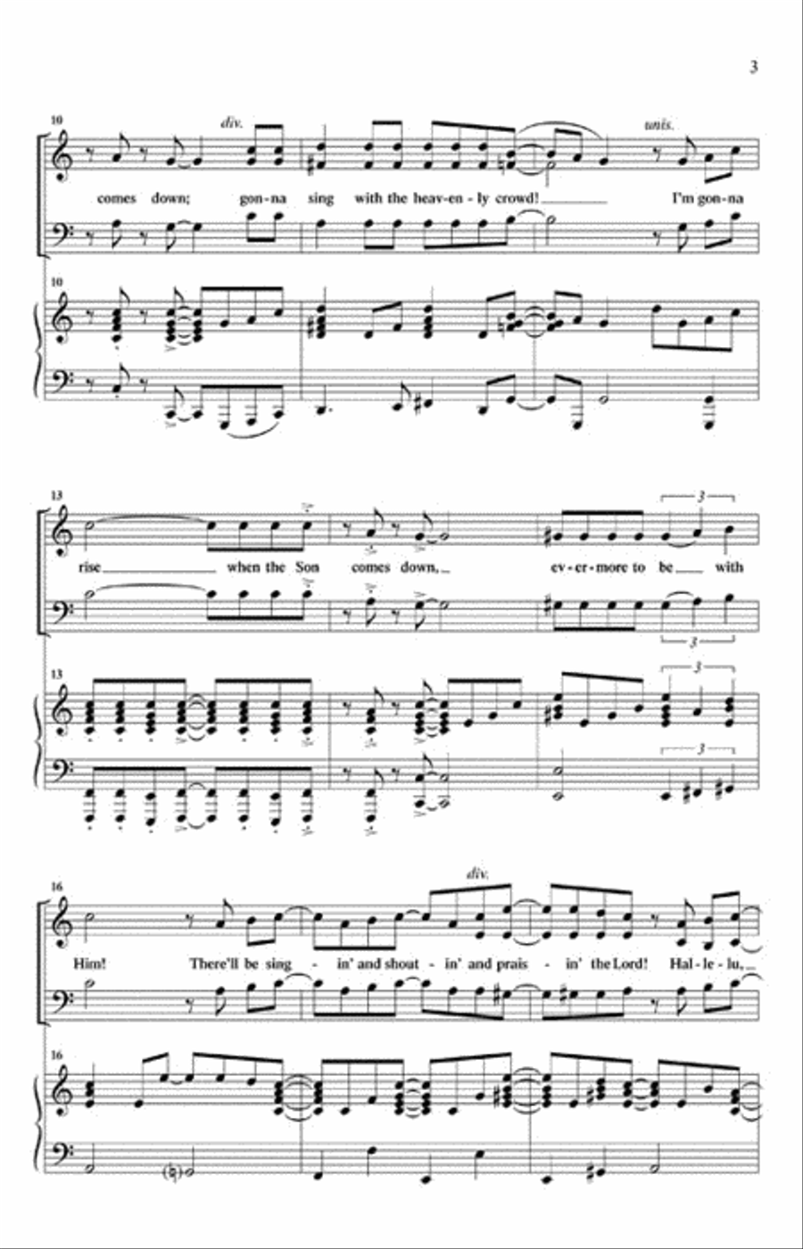 I'm Gonna Rise-satb/pn I'm Gonna Rise-satb/pn 4-Part scores gallery preview page 3