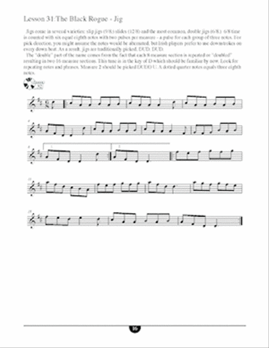Reading Standard Music Notation for Mandolin & Fiddle Violin scores gallery preview page 3