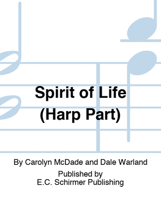 Book cover for Spirit of Life (Harp Part)