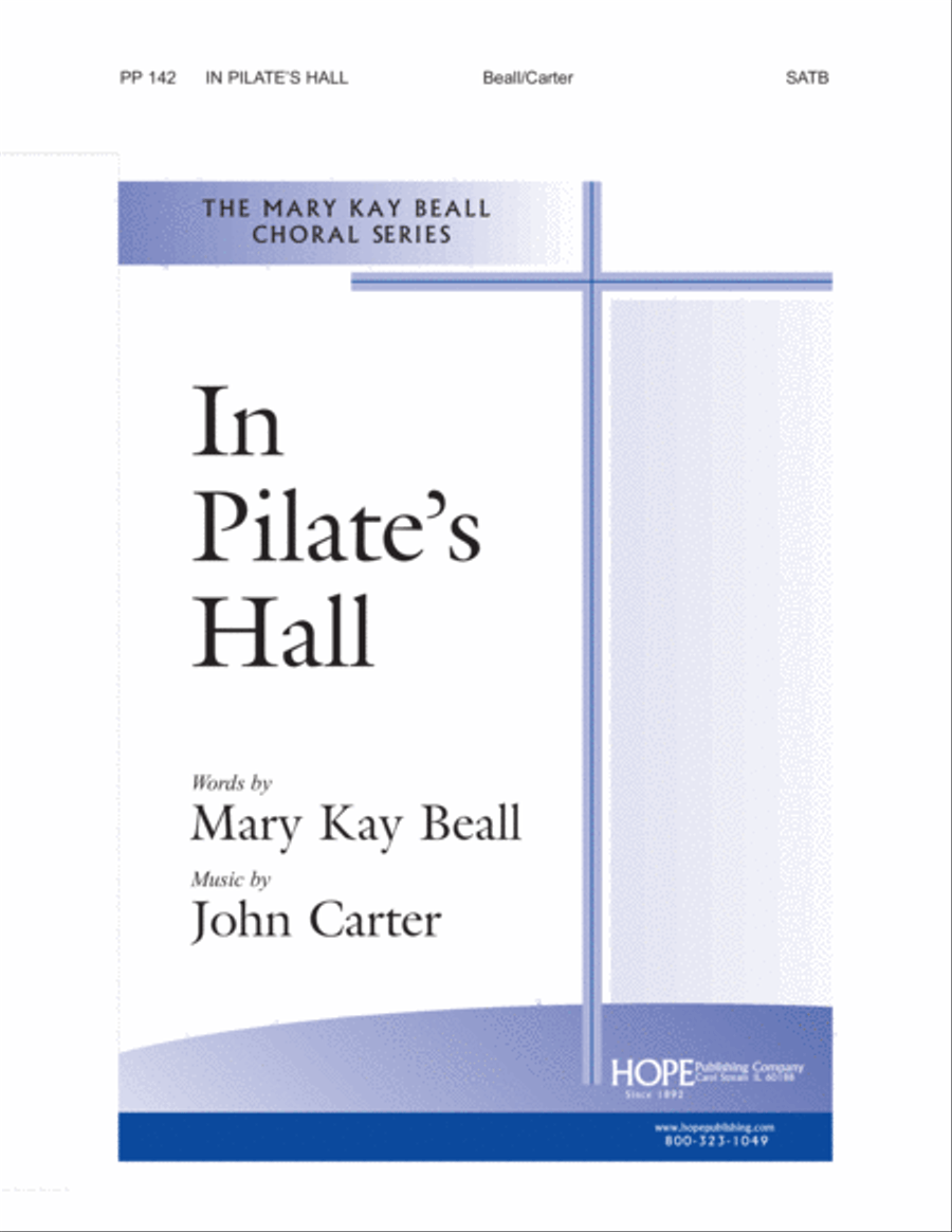 In Pilate's Hall In Pilate's Hall 4-Part scores gallery preview page 1