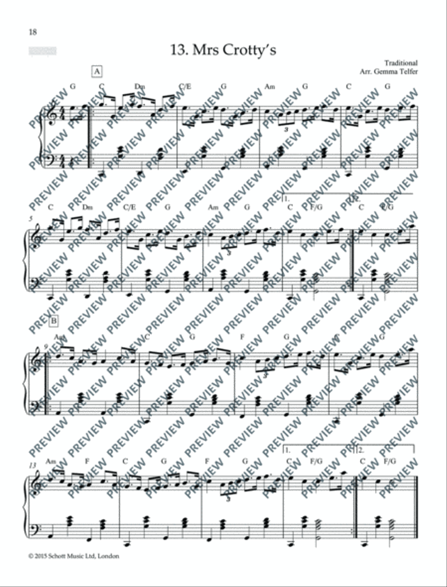 Irish Folk Tunes for Accordion Accordion scores gallery preview page 19