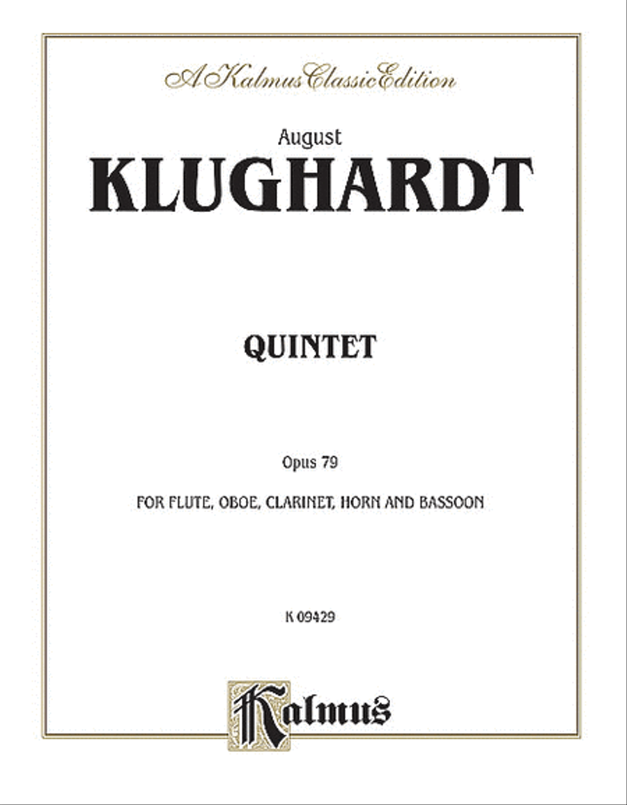 Quintet, Op. 79 Quintet, Op. 79 Woodwind Quintet scores gallery preview page 1