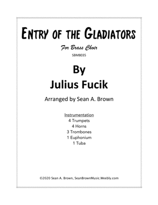 Entry of the Gladiators, for Brass Choir