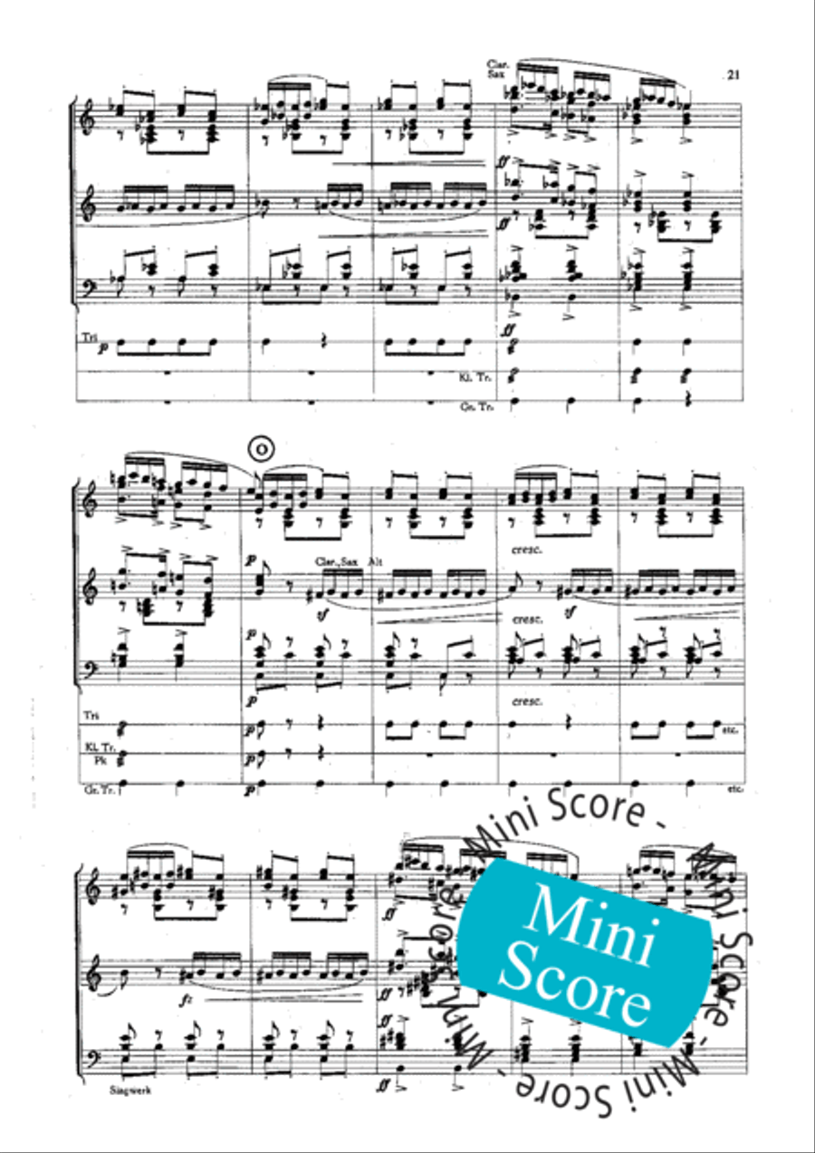 Slavische Dansen No 1,6 en 8 Concert Band scores gallery preview page 23