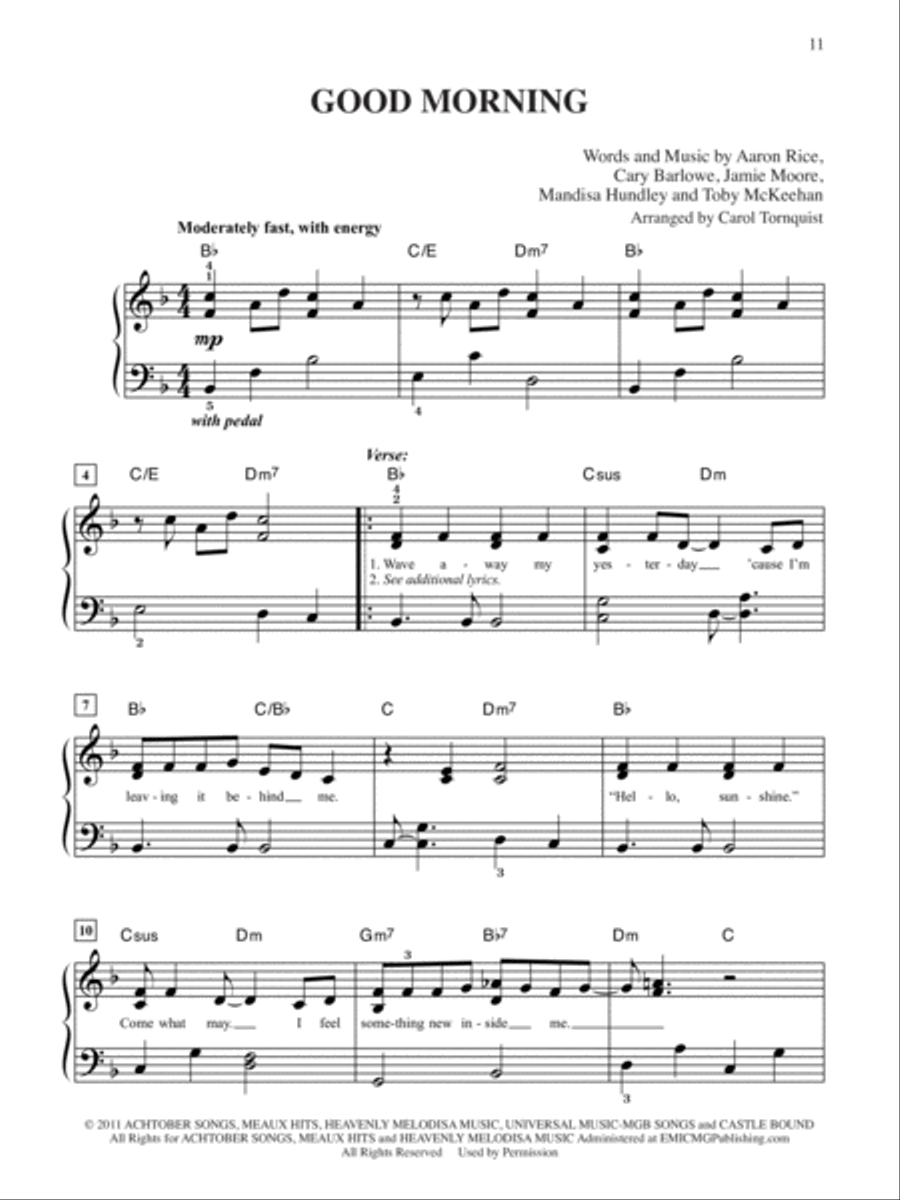 2013 Greatest Christian Hits Easy Piano scores gallery preview page 4