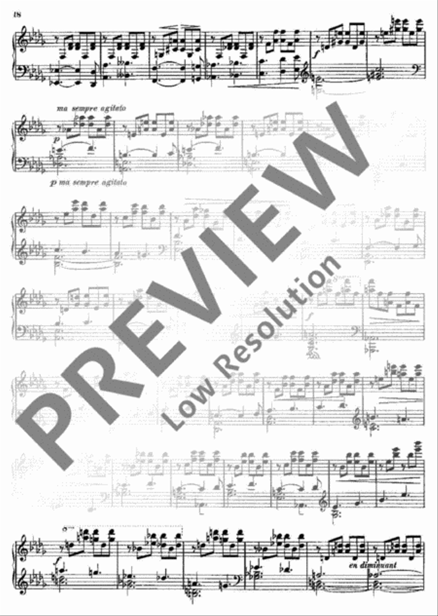 13 Préludes Piano Solo scores gallery preview page 19