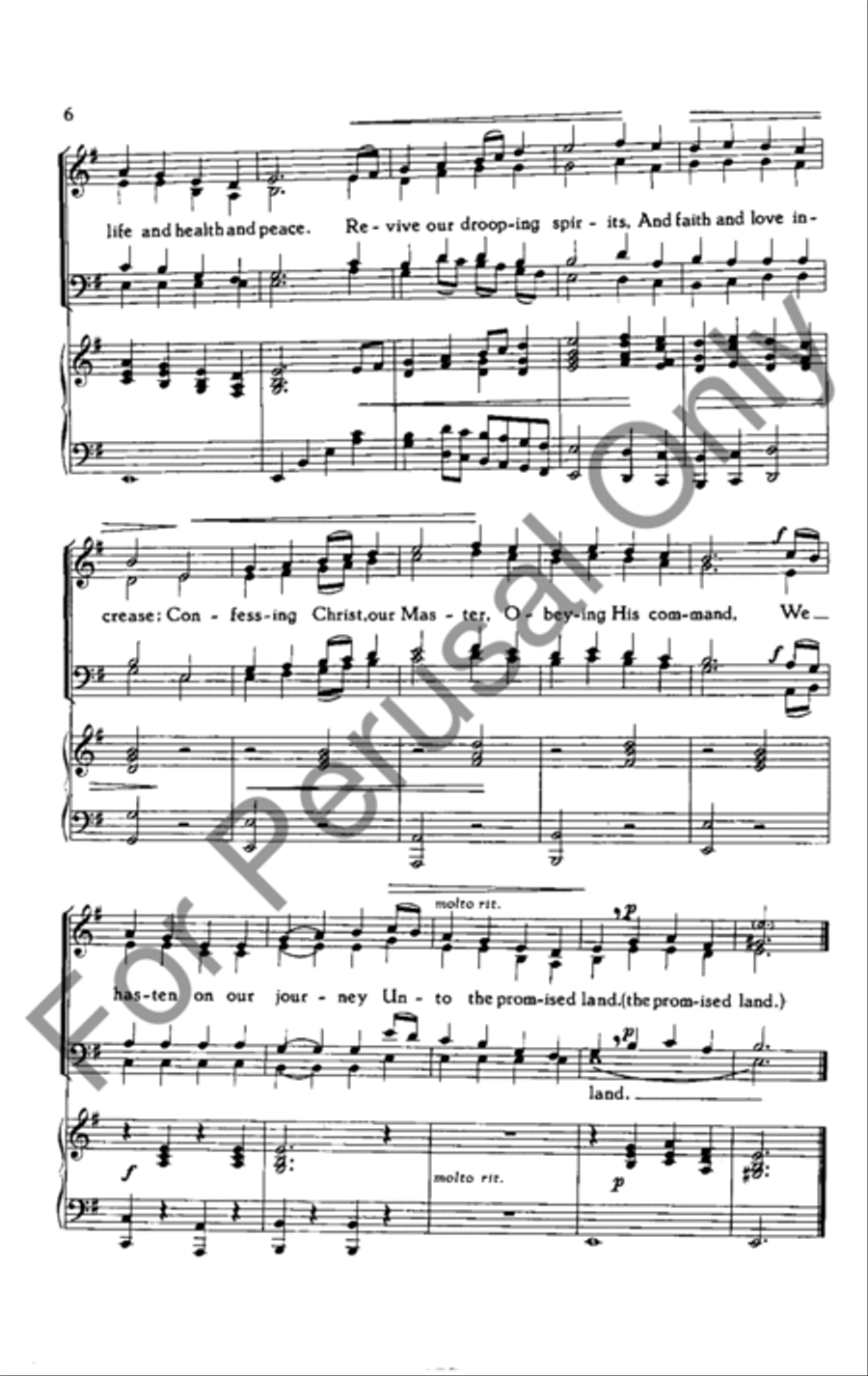 Come, All You Weary Travelers 4-Part scores gallery preview page 6