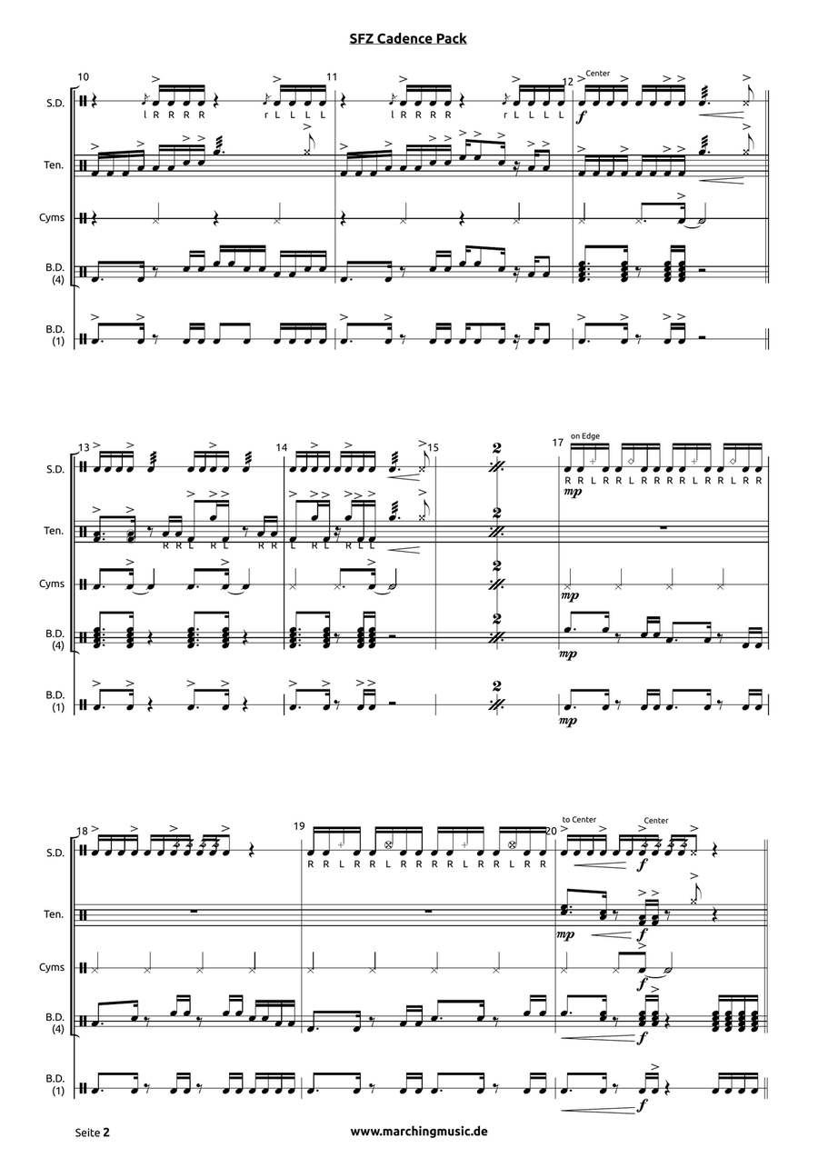 SPOCK KNOCK SPOCK KNOCK Drum Set scores gallery preview page 3