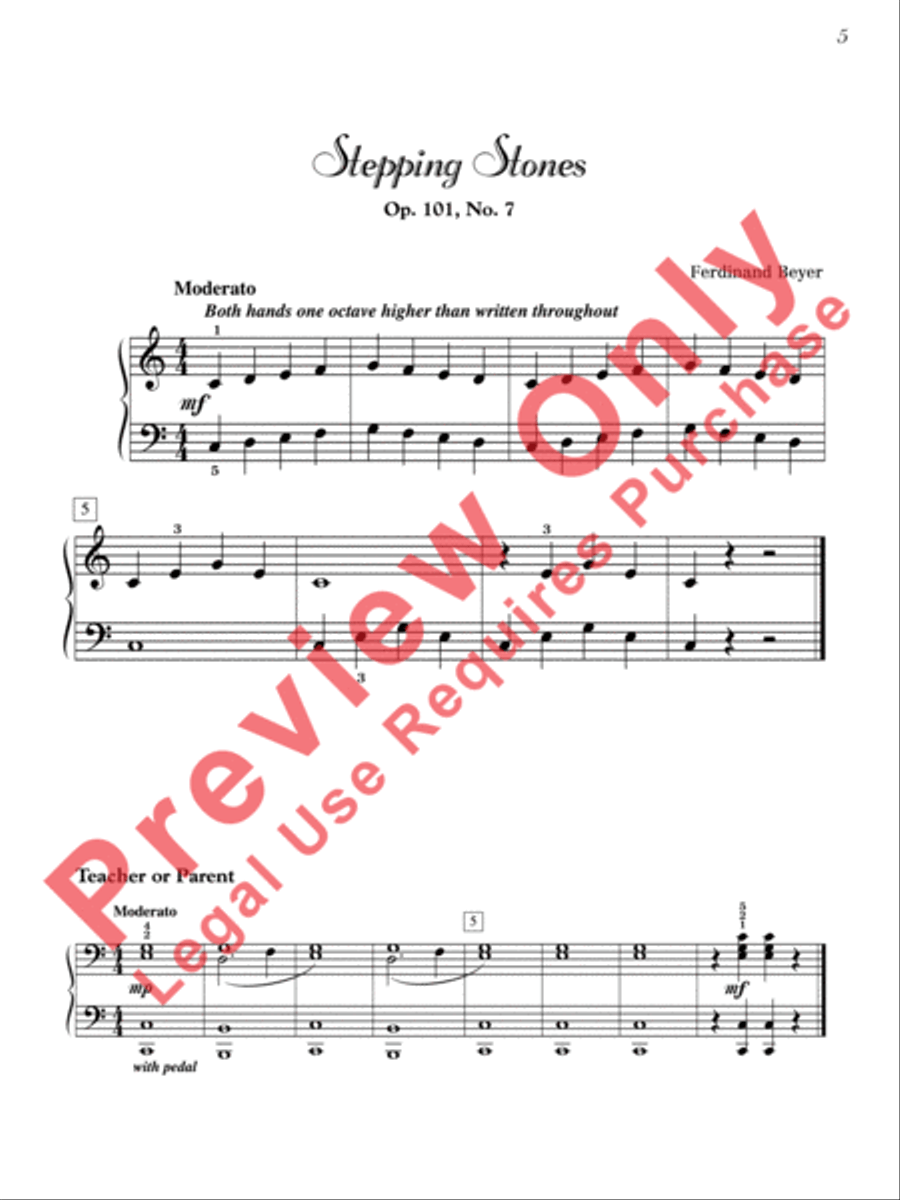 Beautiful Etudes, Book 1 Piano Method scores gallery preview page 5