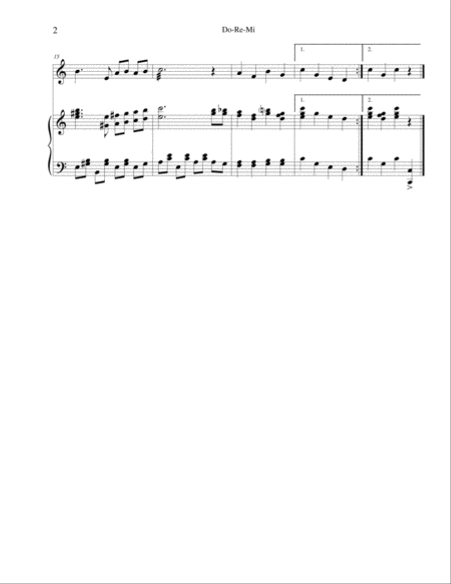 Do-Re-Mi Easy Piano scores gallery preview page 2