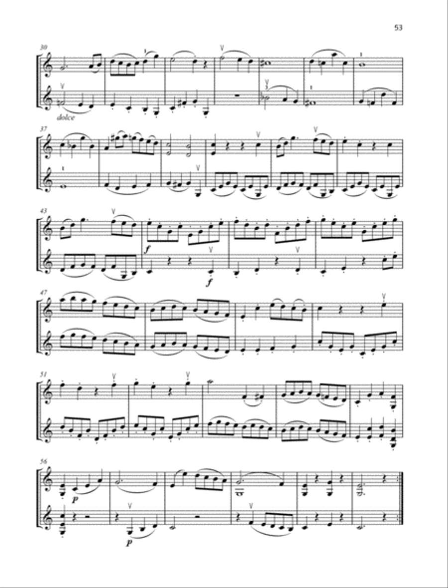 Duo A minor Duo A minor Violin scores gallery preview page 2
