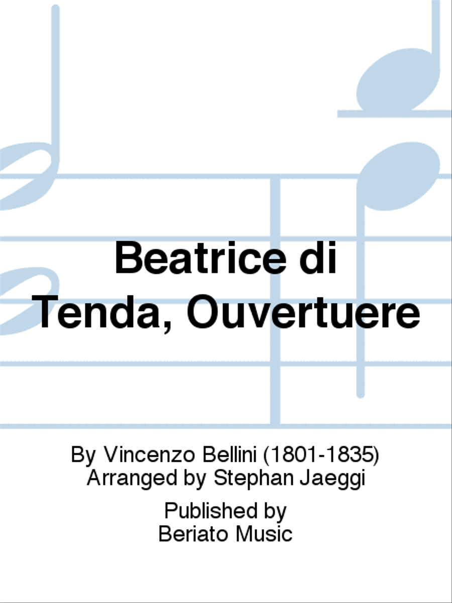 Beatrice di Tenda, Ouvertuere Concert Band scores gallery preview page 1