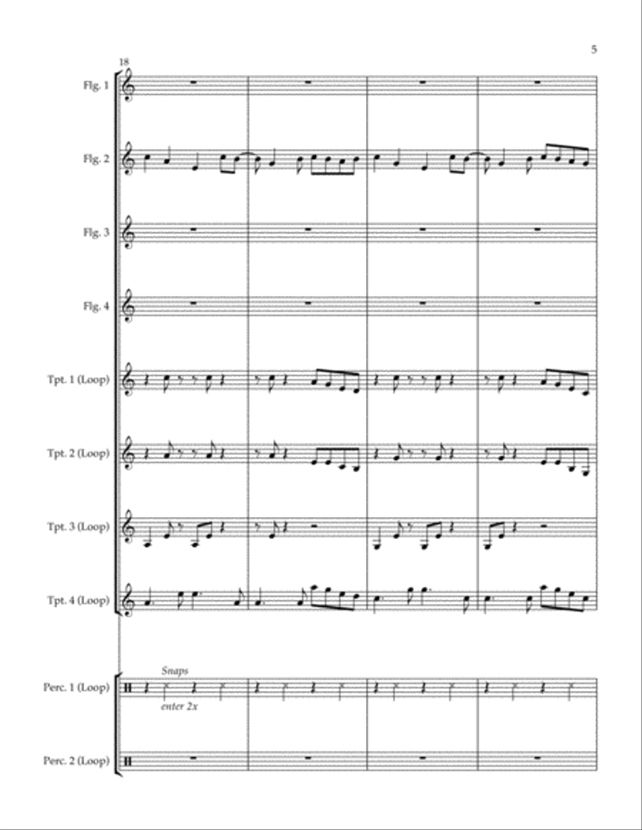 Senorita Trumpet Solo scores gallery preview page 5