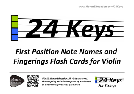 Violin Flash Cards