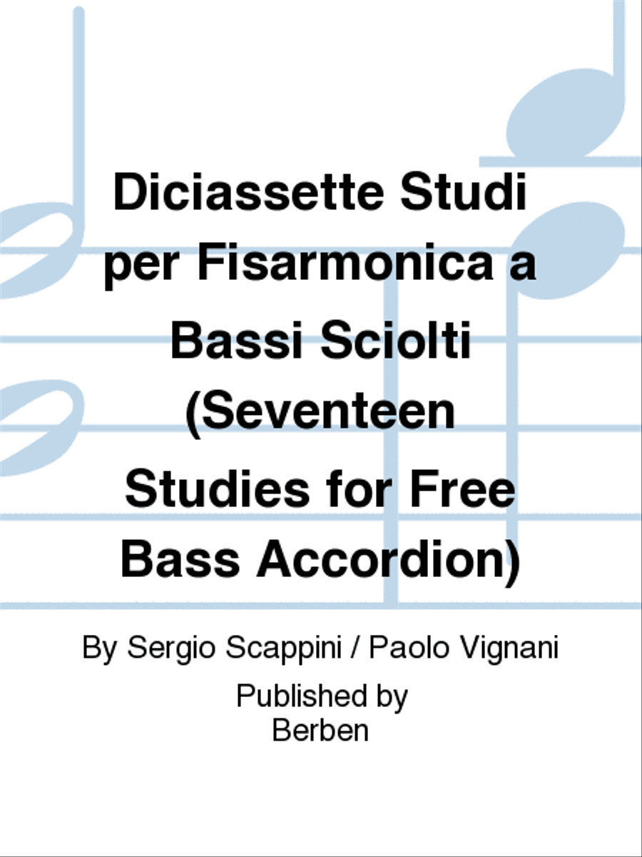 Diciassette Studi per Fisarmonica a Bassi Sciolti Chamber Music scores gallery preview page 1