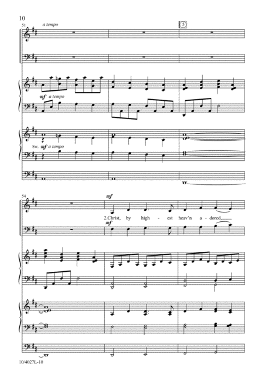 Joyful, All Ye Nations, Rise! 3-Part scores gallery preview page 11