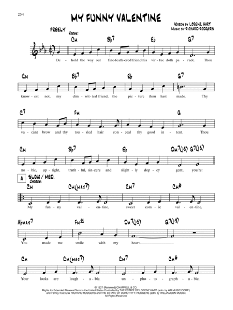 My Funny Valentine (From 