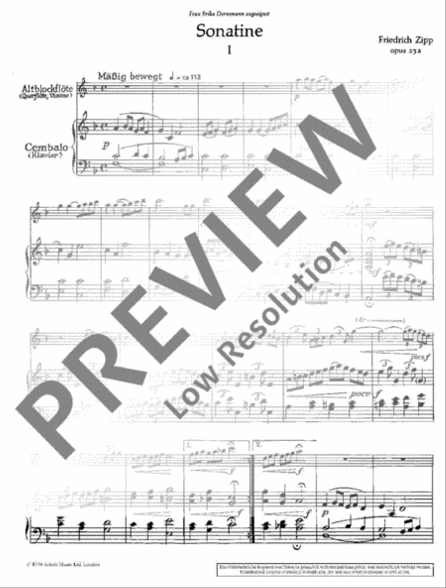 Sonatina Flute scores gallery preview page 3