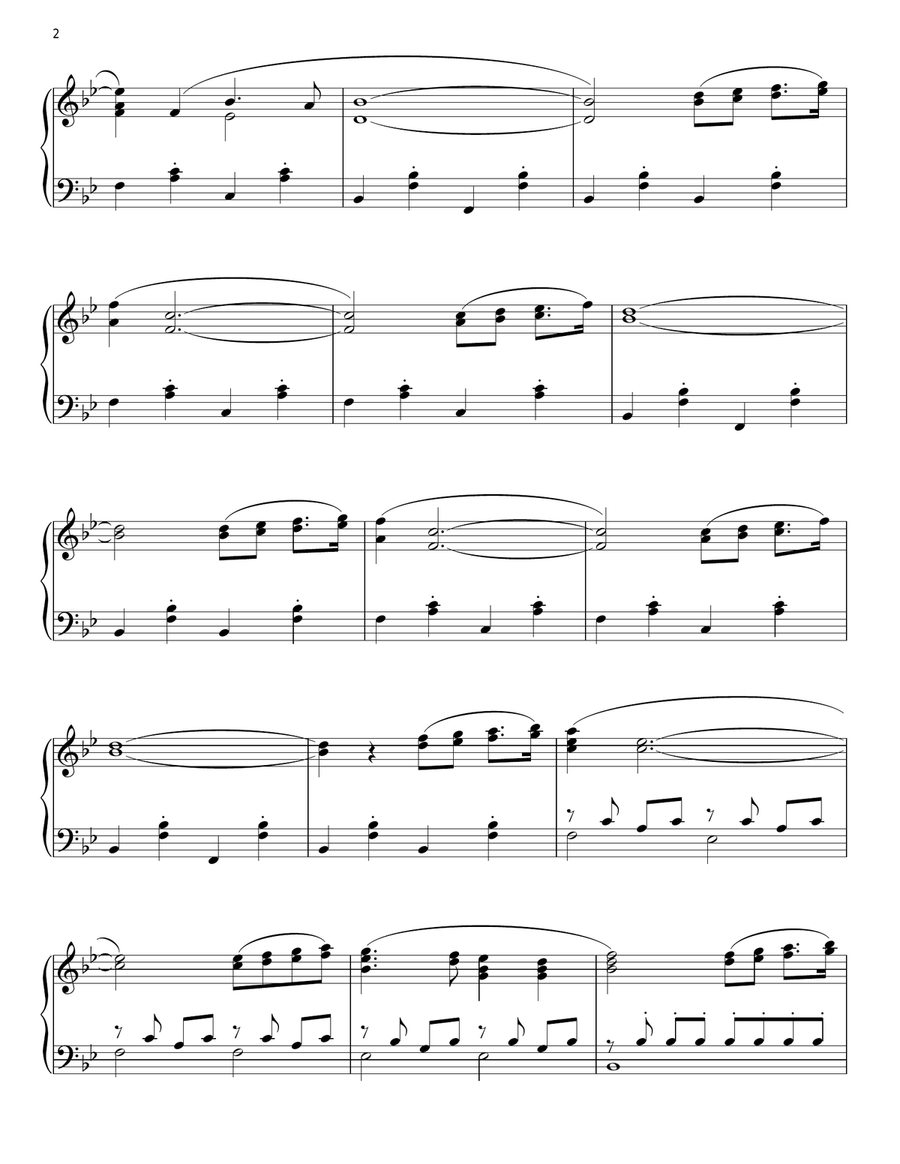 I Have A Dream Piano Solo scores gallery preview page 2
