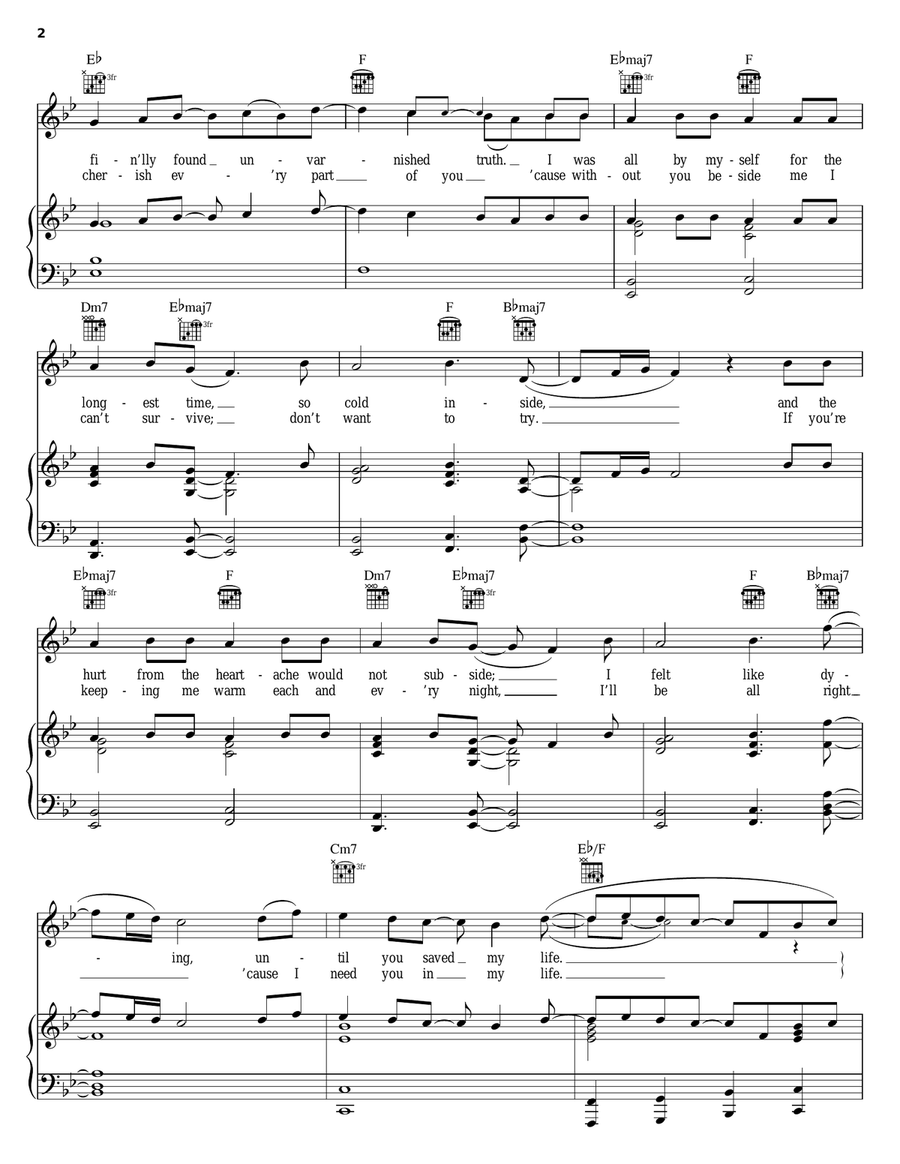 Thank God I Found You Thank God I Found You Piano, Vocal, Guitar scores gallery preview page 2
