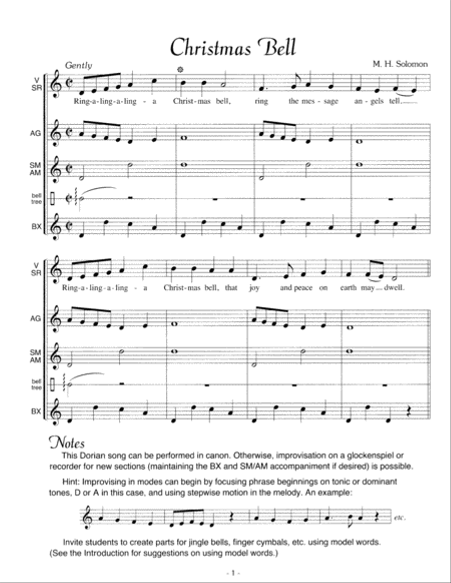 The Little Christmas Book Unison Choir scores gallery preview page 3