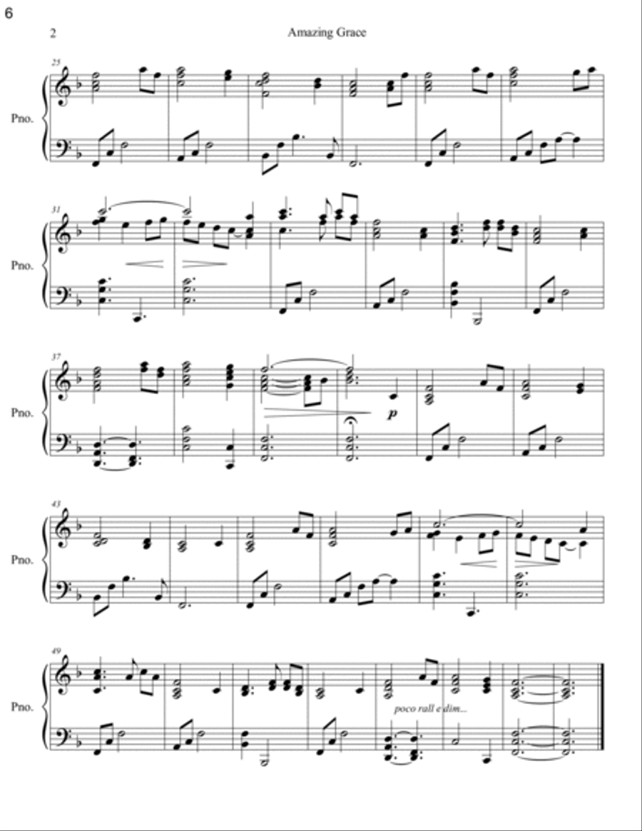 Favorite Hymns On Piano (Volume I) - A Collection of Fifteen Piano Solos Favorite Hymns On Piano (Volume I) - A Collection of Fifteen Piano Solos Piano Solo scores gallery preview page 6