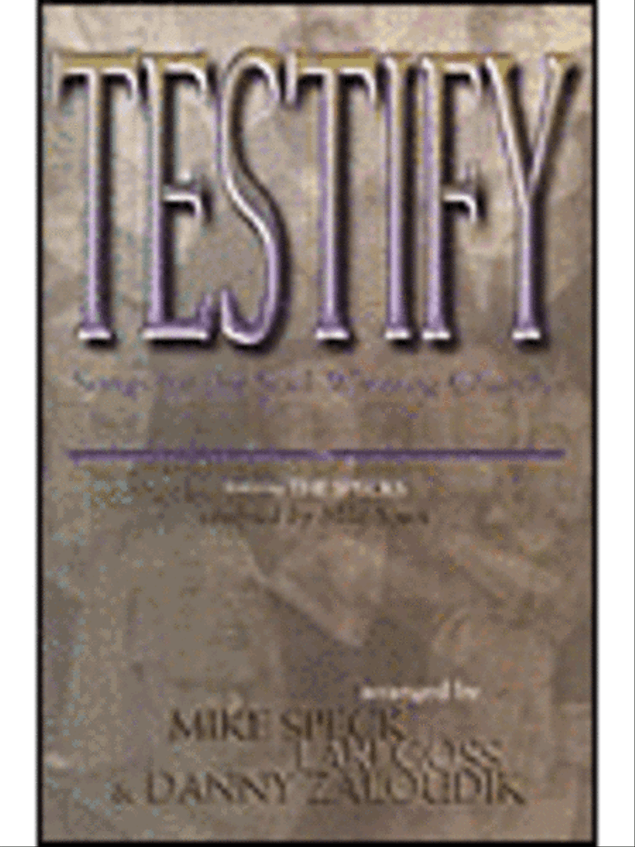 Testify - Book 4-Part scores gallery preview page 1