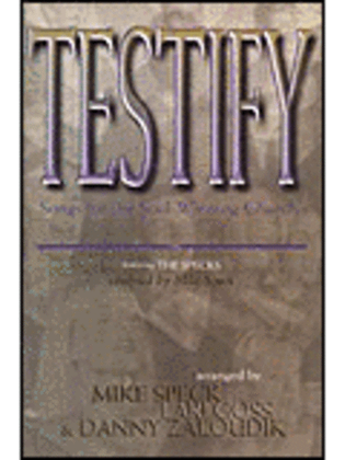 Book cover for Testify - Book
