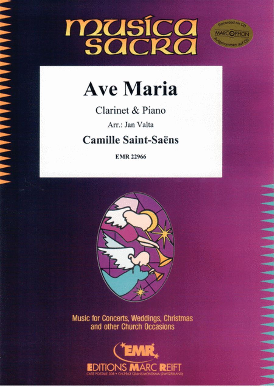 Ave Maria Clarinet Solo scores gallery preview page 1